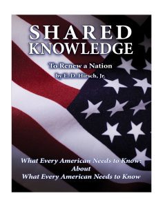 Shared Knowledge: To Renew a Nation