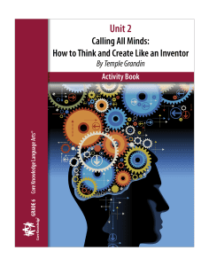 Calling All Minds: How to Think and Create Like an Inventor: CKLA Activity Book