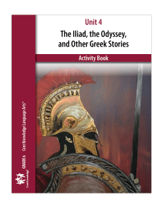The Iliad, the Odyssey, and Other Greek Stories: CKLA Activity Book