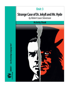 Strange Case of Dr. Jekyll and Mr. Hyde: CKLA Activity Book