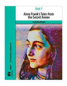 Anne Frank’s Tales from the Secret Annex: CKLA Activity Book